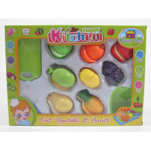 Ensemble de jeu de cuisine de couper des aliments et des jouets de légumes pour les enfants